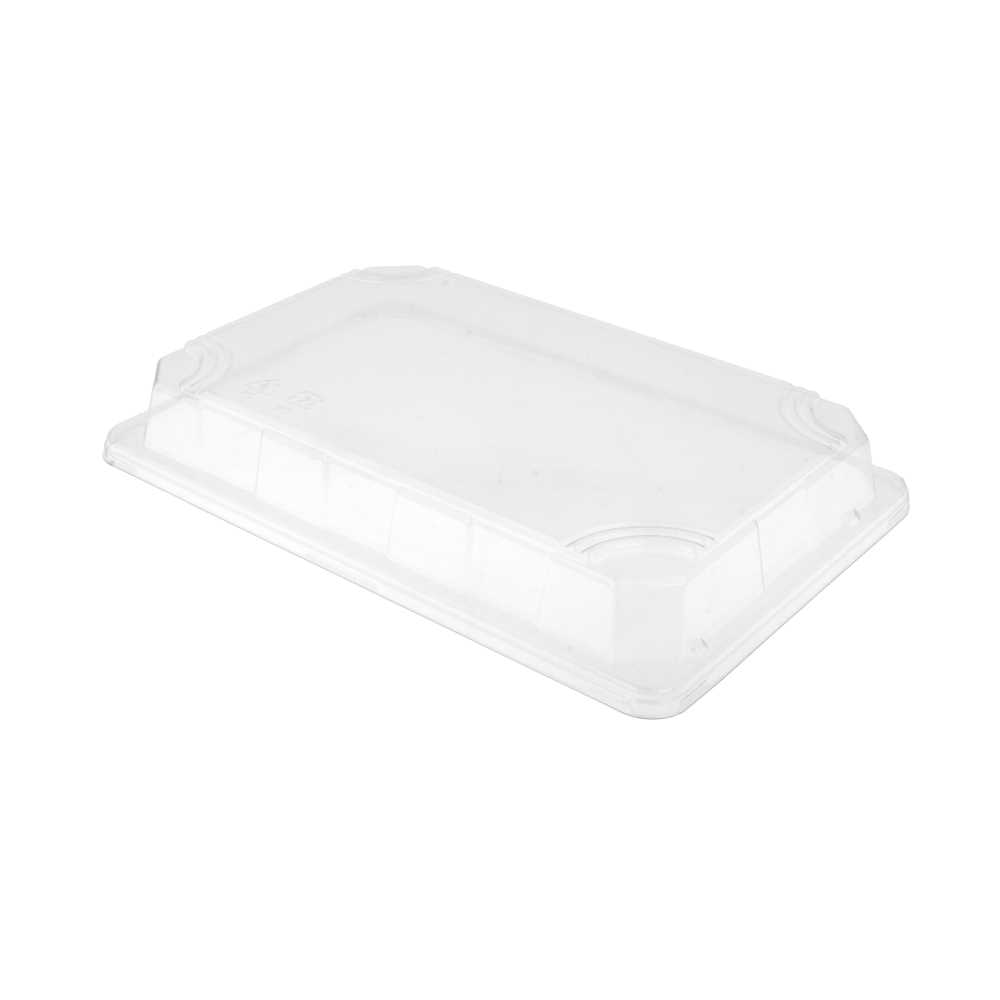 TAPAS PARA CÓDIGO 220.74 'BIONIC' 24x16x3 CM TRANSPARENTE OPS (800 UNID.)