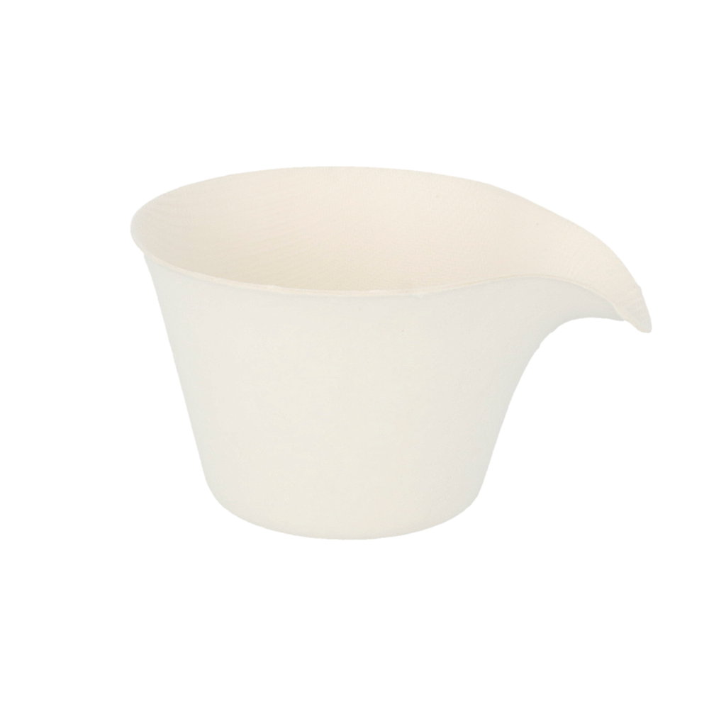 TAZAS DE CAFÉ 'BIONIC' 150 ML Ø 8,9(10,7)x6 CM BLANCO BAGAZO (200 UNID.)