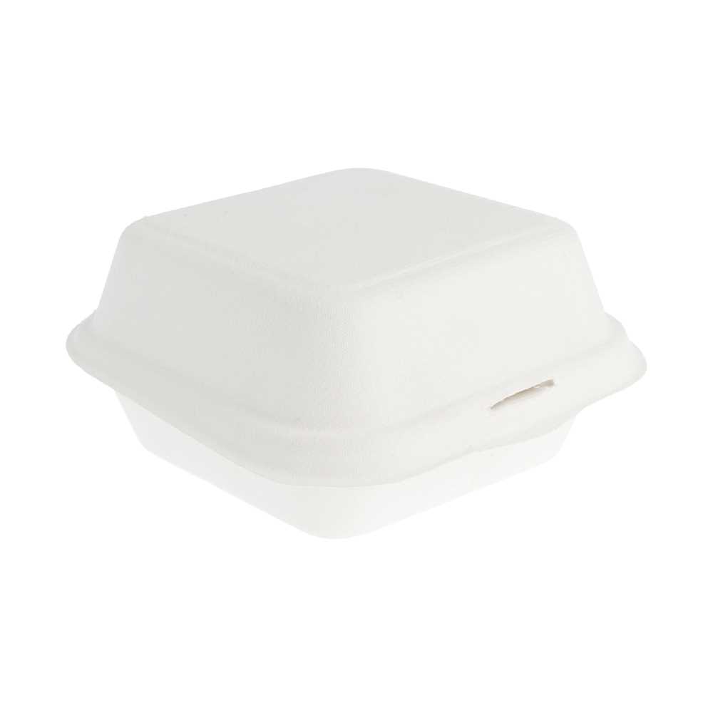 Conchas Hamburguesa 'Bionic' 450 Ml 15,2X15X8,4 Cm Blanco Bagazo (600 Unid.)