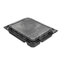 Cofres 5 Compartimentos 23,9X19X3,5 Cm Negro Pp (200 Unid.)