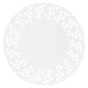 RODALES CALADOS 53 G/M2 Ø 9 CM BLANCO PAPEL (250 UNID.)