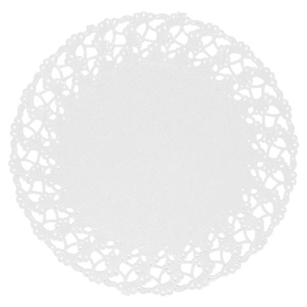 RODALES CALADOS 53 G/M2 Ø 14 CM BLANCO PAPEL (250 UNID.)