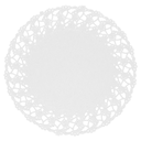 RODALES CALADOS 53 G/M2 Ø 14 CM BLANCO PAPEL (250 UNID.)