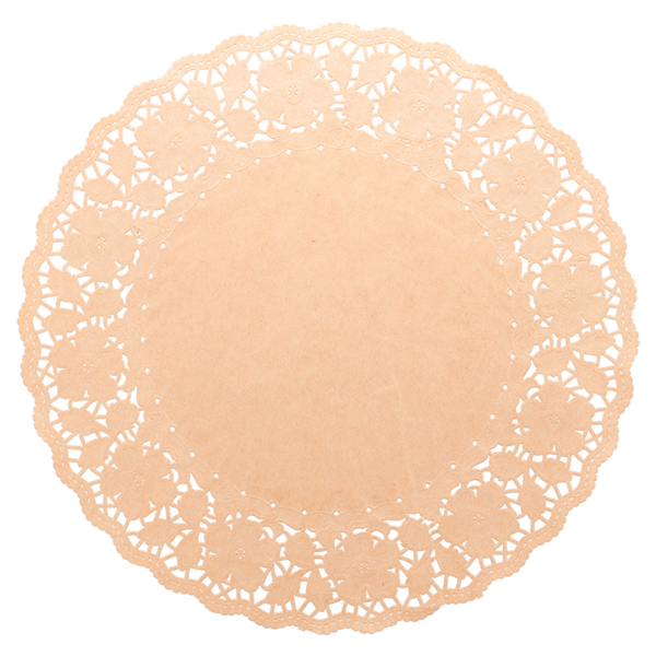 RODALES CALADOS 40 G/M2 Ø 42 CM NATURAL KRAFT (250 UNID.)