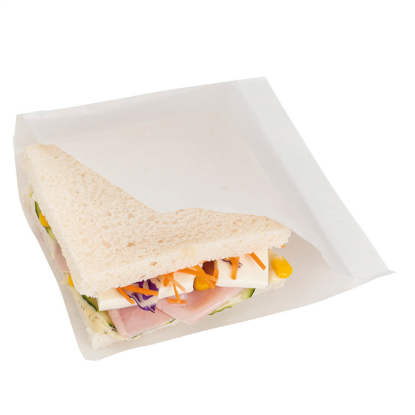 BOLSAS ABIERTAS 2 LADOS 'OPEN PACK' 22 G/M2 + 8 LDPE 15x15,2 CM BLANCO KRAFT (100 UNID.)