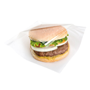 Bolsas Abiertas 2 Lados Con Ventana 'Open Pack' 35 G/M2 + 10 Ldpe 19X19 Cm Blanco Kraft (100 Unid.)