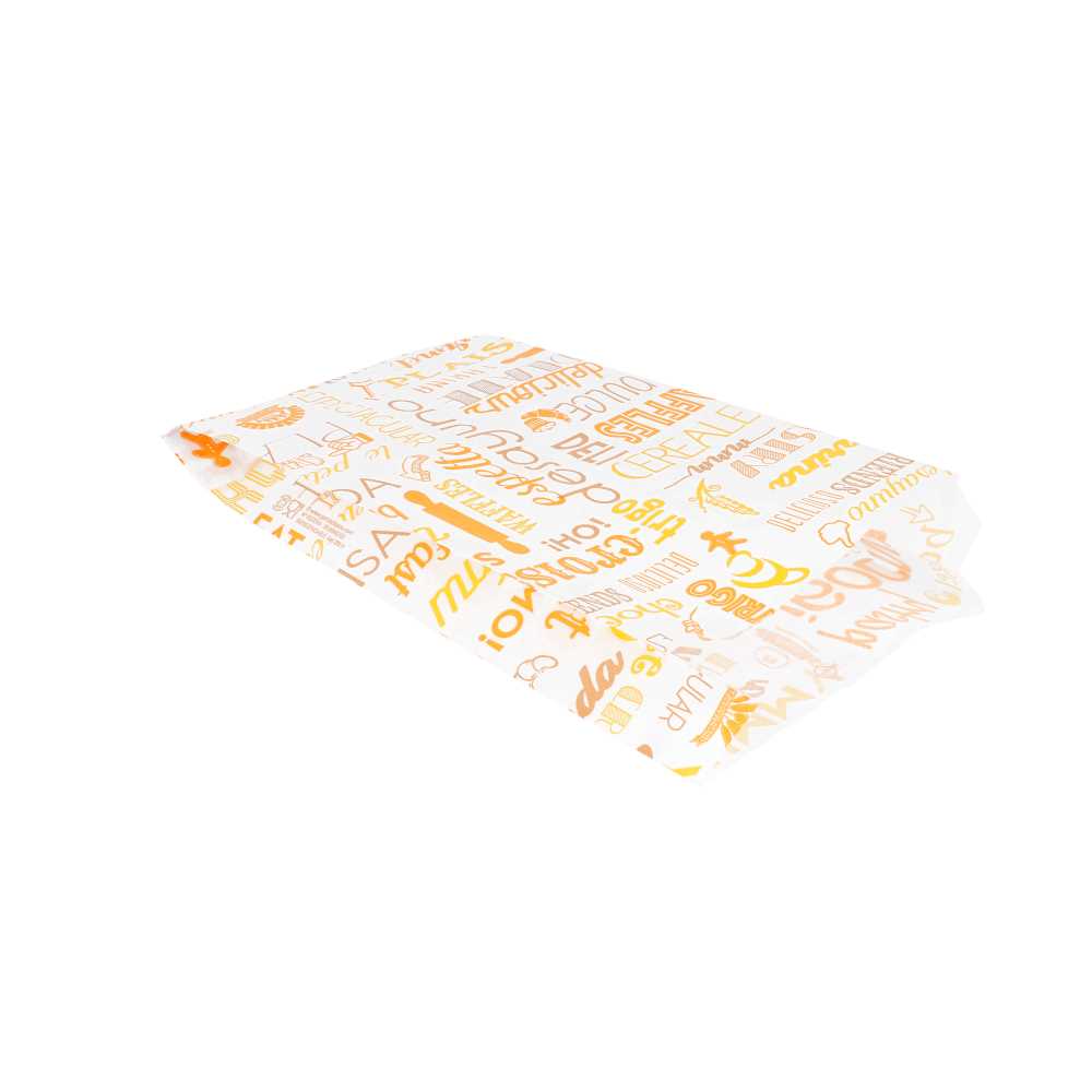 Bolsas Croissants 'Parole' 32 G/M2 12+5X22 Cm Blanco Celulosa (500 Unid.)