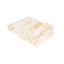 Bolsas Hamburguesas 'Parole' 35 G/M2 12+7X18 Cm Naranja Perg. Antigrasas (500 Unid.)