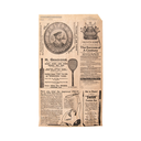 PAPEL ANTIGRASAS ABIERTO 2 LADOS CRÊPES & TACOS 'TIMES' 32 G/M2 13x22 CM NATURAL PERG. ANTIGRASAS (500 UNID.)