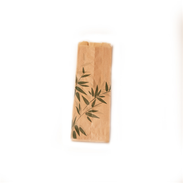 Bolsas Mini Sándwiches 'Feel Green' 32 G/M2 7+4X22 Cm Natural Perg. Antigrasas (500 Unid.)