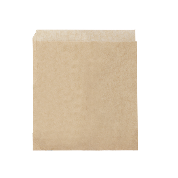 PAPEL ANTIGRASAS ABIERTO 2 LADOS FAST FOOD 34 G/M2 17x18 CM NATURAL PERG. ANTIGRASAS (500 UNID.)
