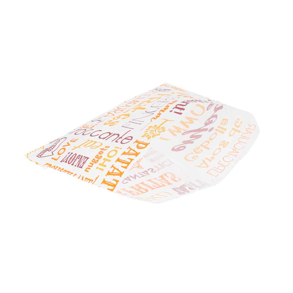 Bolsas Para Fritos 'Parole' 35 G/M2 12X9 Cm Blanco Perg. Antigrasas (1000 Unid.)