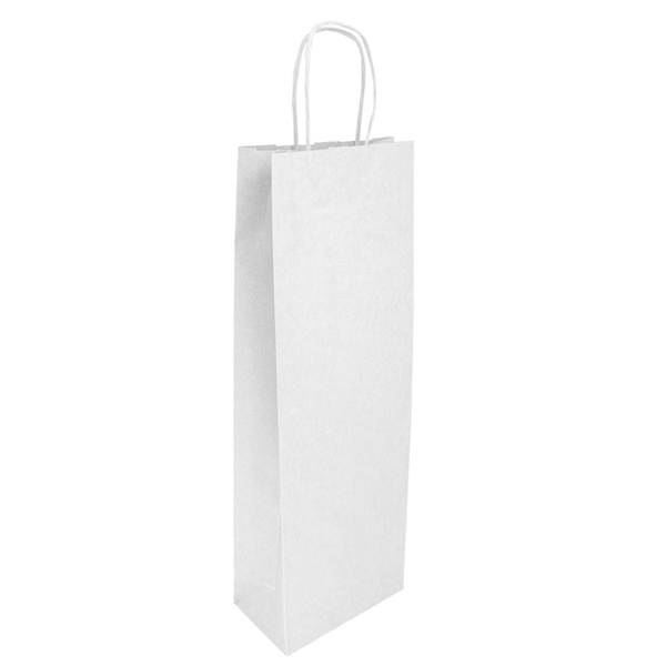 BOLSAS SOS CON ASAS 1 BOTELLA 100 G/M2 14+8x40 CM BLANCO CELULOSA (250 UNID.)