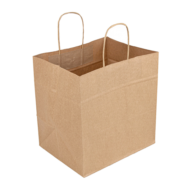 Bolsas Sos Catering Con Asas 80 G/M2 24+15X29 Cm Natural Kraft (250 Unid.)