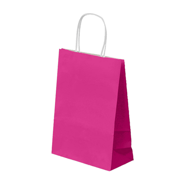 Bolsas Sos Con Asas 80 G/M2 20+10X29 Cm Fucsia Celulosa (250 Unid.)