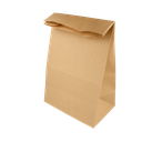 Bolsas Sos Sin Asas 70 G/M2 22+14X37 Cm Natural Kraft (500 Unid.)