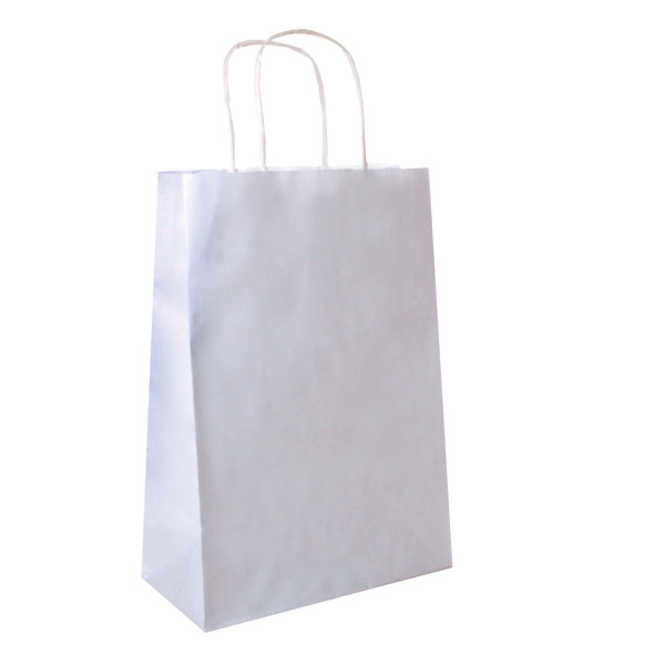 BOLSAS SOS CON ASAS 90 G/M2 32+16x43 CM BLANCO CELULOSA (250 UNID.)