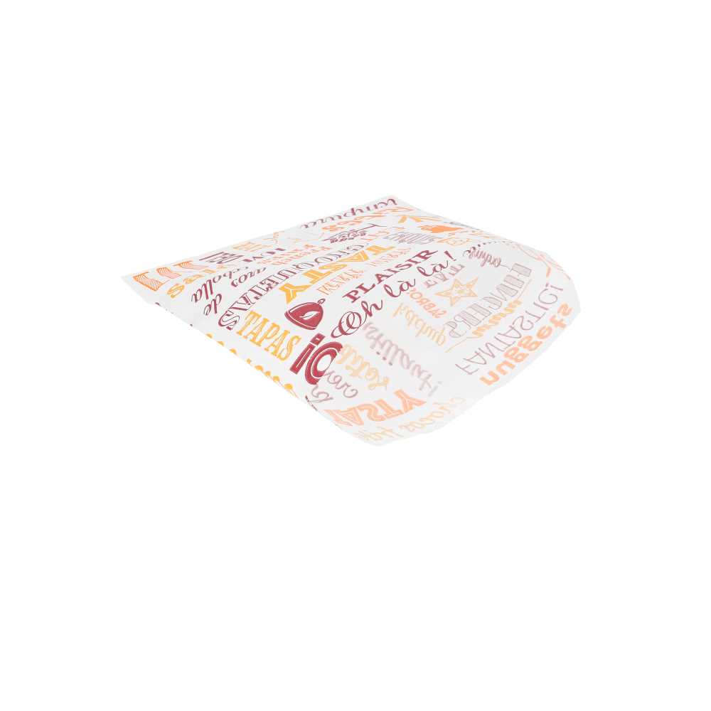 Bolsas Para Fritos 'Parole' 35 G/M2 12X12 Cm Blanco Perg. Antigrasas (1000 Unid.)