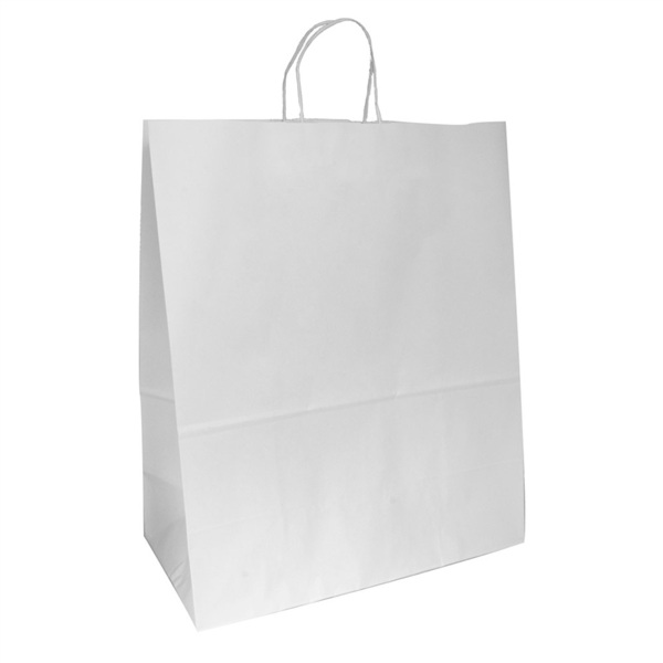 Bolsas Sos Con Asas 100 G/M2 40+20X48 Cm Blanco Celulosa (150 Unid.)
