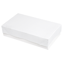 Bandejas + Tapa 'Thepack' 230 G/M2 19,5X11X4,5 Cm Blanco Cartón Ondulado Nano-Micro (200 Unid.)