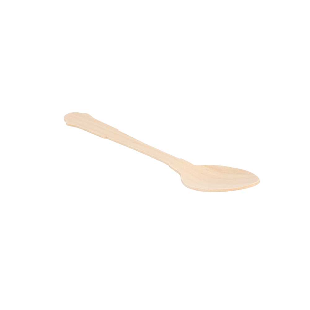 Cucharillas Café 'Classic' 12 Cm Natural Madera (100 Unid.)