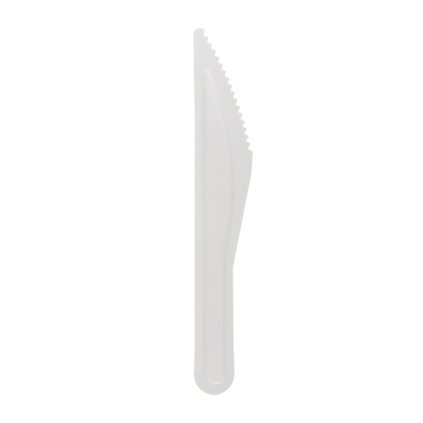 CUCHILLOS 'PAPER CUTLERY' 960 G/M2 15,8 CM BLANCO PAPEL (50 UNID.)