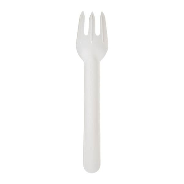 Tenedores 'Paper Cutlery' 960 G/M2 15,8 Cm Blanco Papel (50 Unid.)