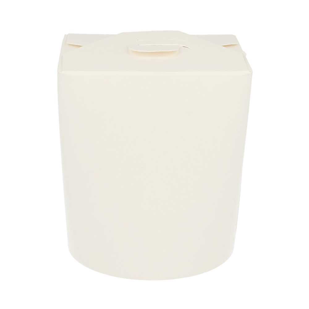 Envases Multiuso Microondables 480 Ml 305 + 18 Pe G/M2 Ø8X9 Cm Blanco Cartoncillo (50 Unid.)