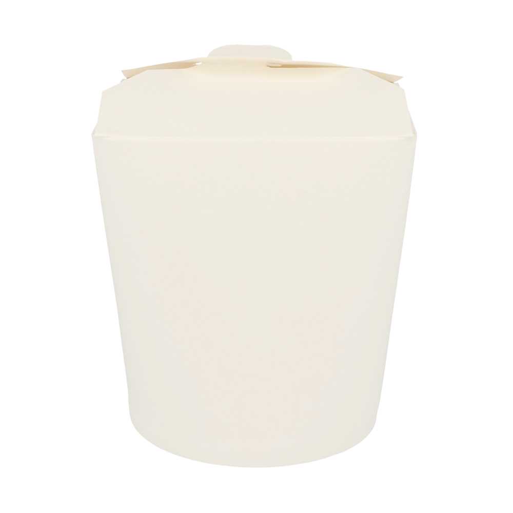 ENVASES MULTIUSO MICROONDABLES 960 ML 305 + 18 PE G/M2 Ø9x10,8 CM BLANCO CARTONCILLO (50 UNID.)