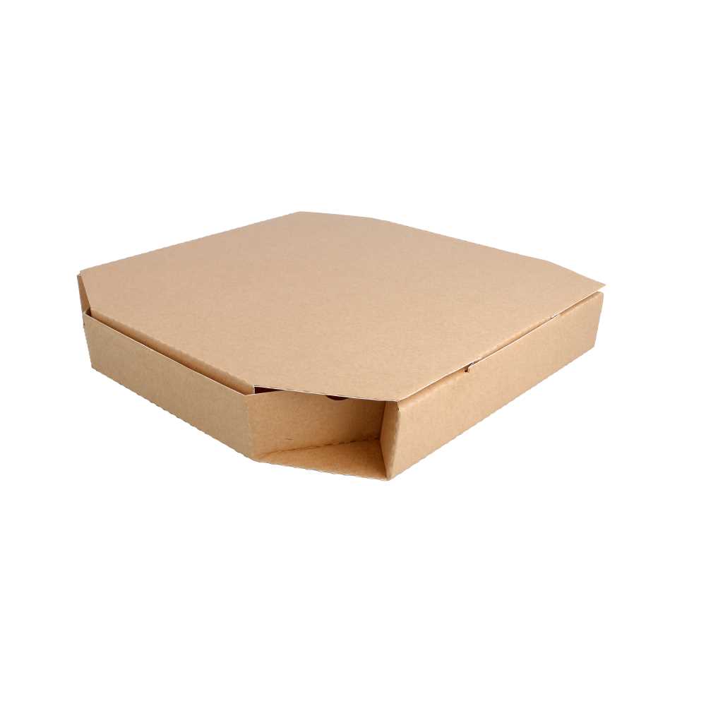 Cajas Octogonales 'Thepack' 330 G/M2 26X26X3,8 Cm Natural Cartón Ondulado Microcanal (100 Unid.)