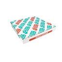 CAJAS PIZZA MICROCANAL 348 G/M2 29x29x3,5 CM BLANCO CARTÓN (100 UNID.)
