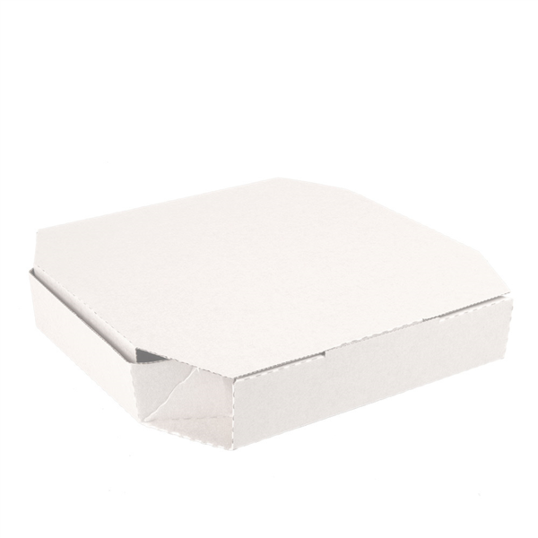 Cajas Octogonales 'Thepack' 330 G/M2 29X29X3,8 Cm Blanco Cartón Ondulado Microcanal (100 Unid.)