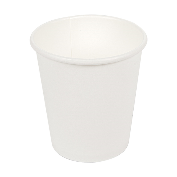 PEQUEÑAS TARRINAS 120 ML (4 oz) 210 + 18 PE G/M2 Ø6,15/4,5x6,5 CM BLANCO CARTONCILLO (1000 UNID.)