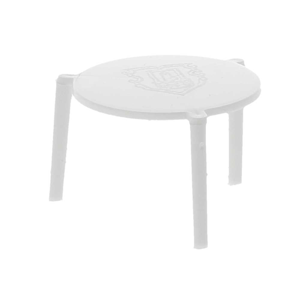 Mesitas Pizza Ø 4,5X3 Cm Blanco Pp (2000 Unid.)