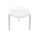 Mesitas Pizza Ø 4,5X3,7 Cm Blanco Pp (2000 Unid.)