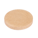 Tapas Para Pequeñas Tarrinas 230 + 18 Pe G/M2 Ø6,2 Cm Marrón Cartoncillo (1000 Unid.)