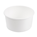 ENSALADERAS 1000 ML - 33,3 oz 300 + 18 PE G/M2 Ø15/12,8x6 CM BLANCO CARTÓN (300 UNID.)