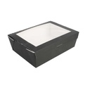 Cajas Con Ventana 'Thepack' 1980 Ml 230 G/M2 + Opp 19,8X14X6,4 Cm Negro Cartón Ondulado Nano-Micro (150 Unid.)