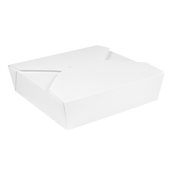 Cajas Americanas Microondables 'Thepack' 2910 Ml 250 + 12Pp G/M2 21,7X21,7X6 Cm Blanco Cartón Ondulado Nano-Micro (100 Unid.)