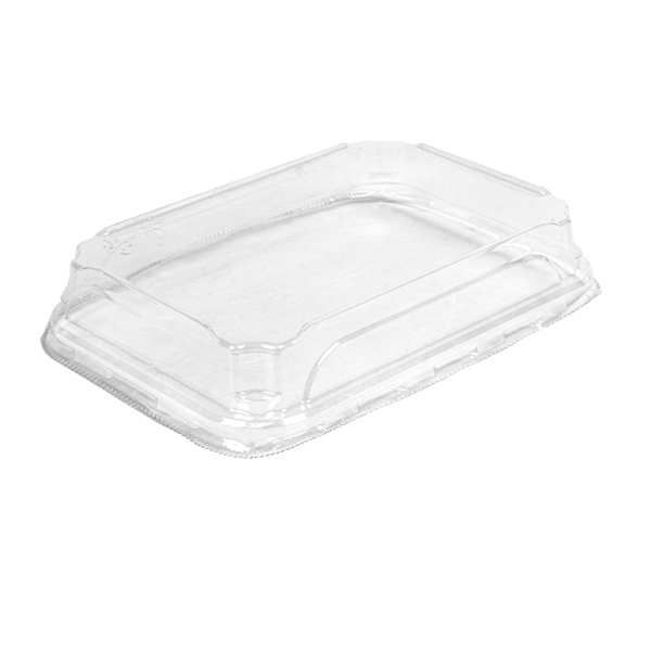 TAPAS PARA RECIPIENTES 268.86/87 16,5x11,5x3,2 CM TRANSPARENTE PET (600 UNID.)