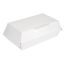 CAJAS "LUNCH BOX" 'THEPACK' 230 G/M2 22x13x7,5 CM BLANCO CARTÓN ONDULADO NANO-MICRO (300 UNID.)