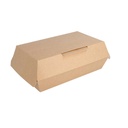 Cajas "Lunch Box" 'Thepack' 220 G/M2 22X13X7,5 Cm Natural Cartón Ondulado Nano-Micro (300 Unid.)