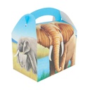 CAJAS MENU INFANTIL "ELEFANTES" 320 G/M2 15,50x10,50x17,50 CM CUATRICROMÍA CARTONCILLO (300 UNID.)