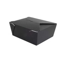 Cajas Americanas Microondables 'Thepack' 1350 Ml 230 + 12Pp G/M2 15,2X12,1X6,5 Cm Negro Cartón Ondulado Nano-Micro (300 Unid.)
