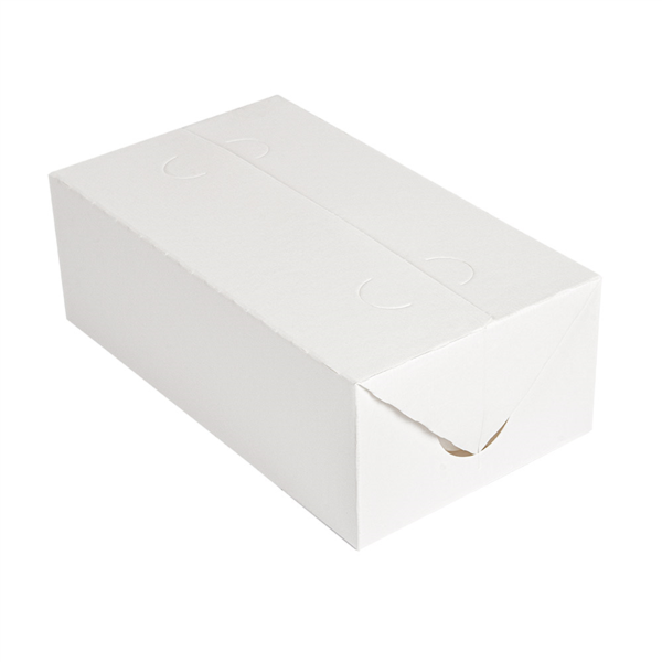 Cajas Comida Para Llevar 'Thepack' 2 L 250 G/M2 13X23X8 Cm Blanco Cartón Ondulado Nano-Micro (300 Unid.)