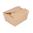 Cajas Americanas Microondables 'Thepack' 780 Ml 220 + 12Pp G/M2 11,3X9X6,3 Cm Natural Cartón Ondulado Nano-Micro (500 Unid.)