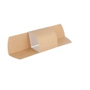 FUNDA ROLLER BOCADILLO 'THEPACK' 220 G/M2 10,5x23 CM MARRÓN CARTÓN ONDULADO NANO-MICRO (1000 UNID.)