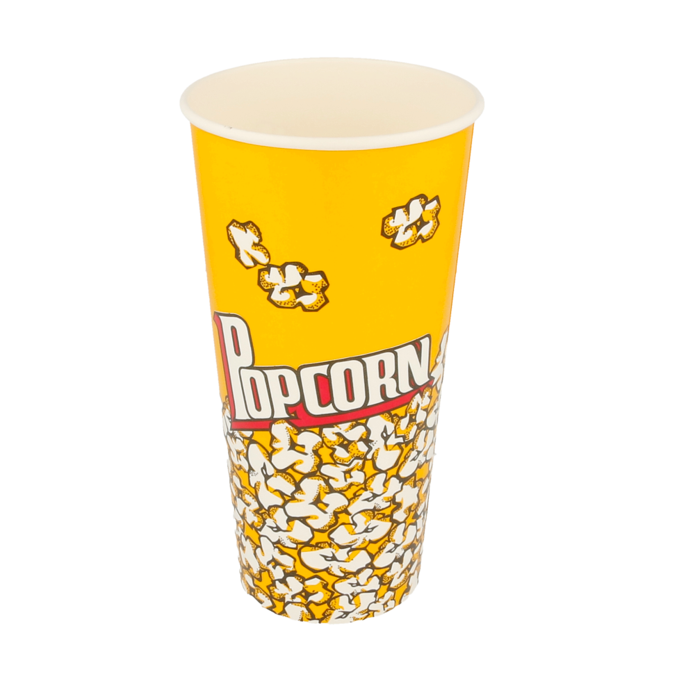 RECIPIENTES POPCORN 720 ML 230 +20 PE G/M2 Ø 9,5/6,5x17,7 CM CARTONCILLO (1000 UNID.)