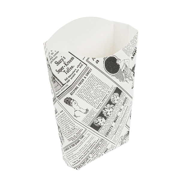 Cajetillas Fritas 'Thepack Times' 190 G 230 G/M2 14,5X9,5X18 Cm Blanco Cartón Ondulado Nano-Micro (1200 Unid.)