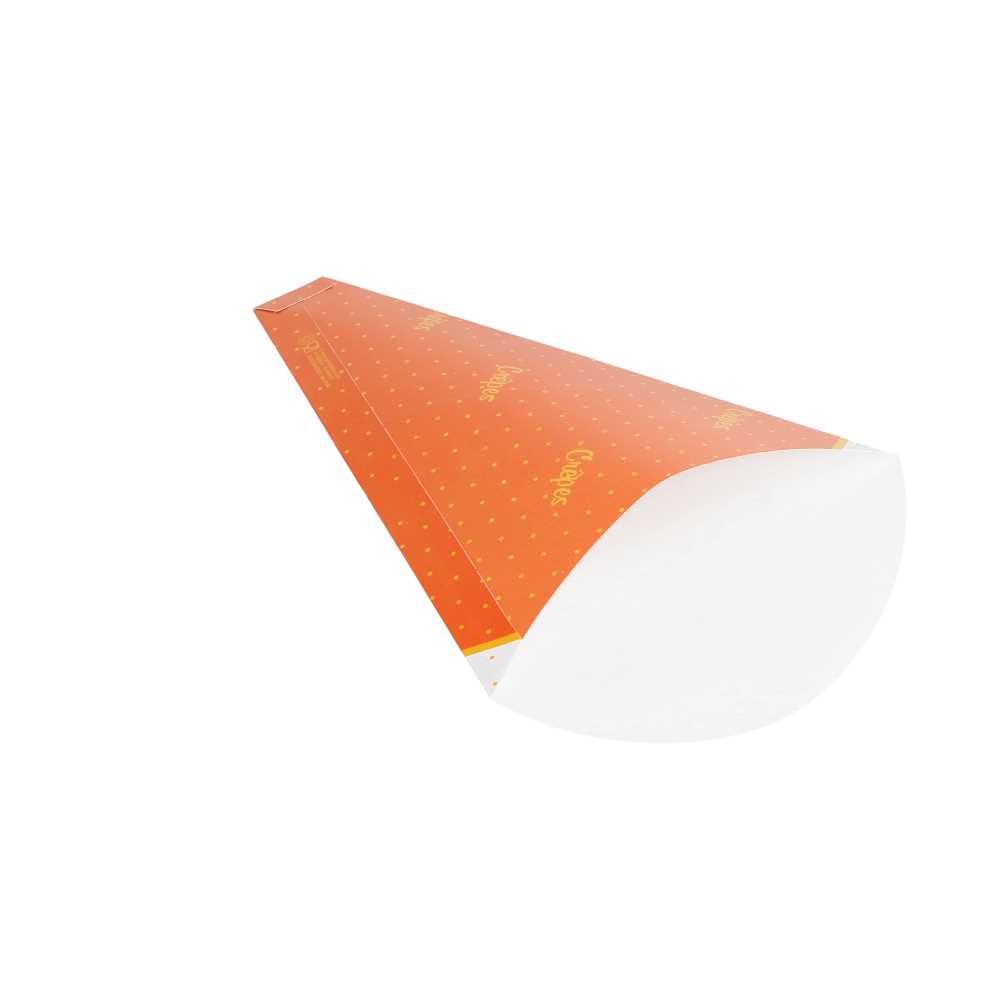 Conos 'Crêpes' 170 G/M2 12X2,5X19 Cm Blanco Cartoncillo (2000 Unid.)